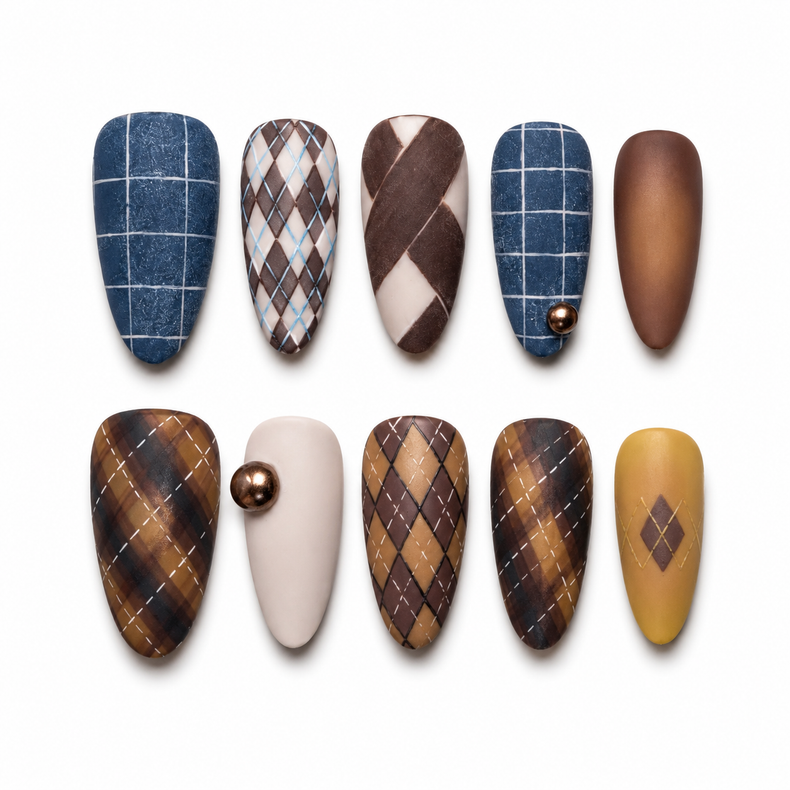 Golden Plaid • Matte