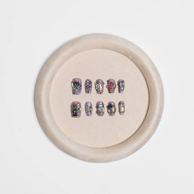 Jewel Box Multicolor crystal jewel nails